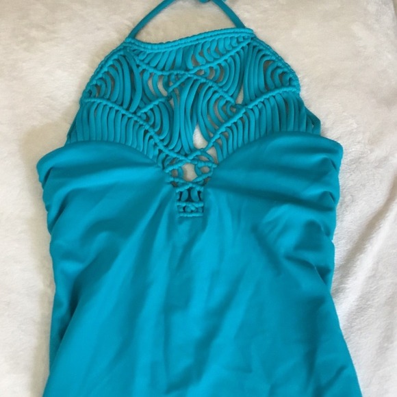Mikoh Moorea Turquoise One Piece Swimsuit - Picture 2 of 7